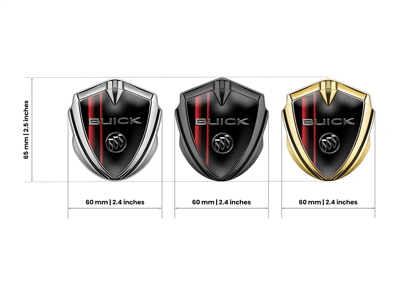 Buick Metall Emblem Abzeichen High-End Design Drift Look